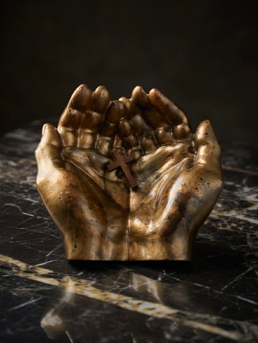 Faith's Open Palms Resin Open Prayer Hands