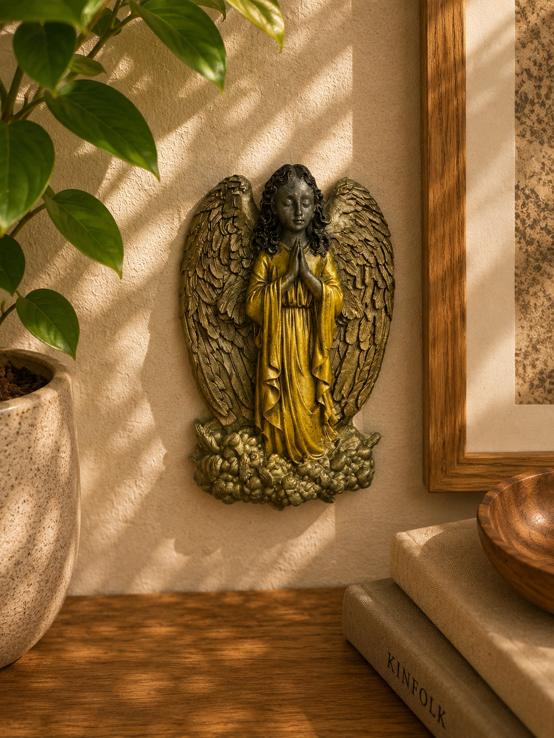 Praying Angel Relief Magnet
